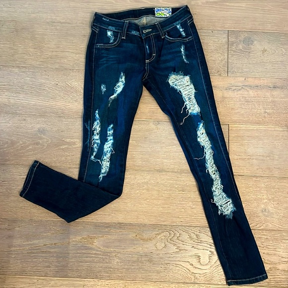 Siwy jeans distressed skinny like NEW - Picture 1 of 8